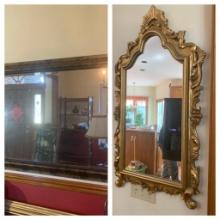 Two Decorative Wall Mirrors