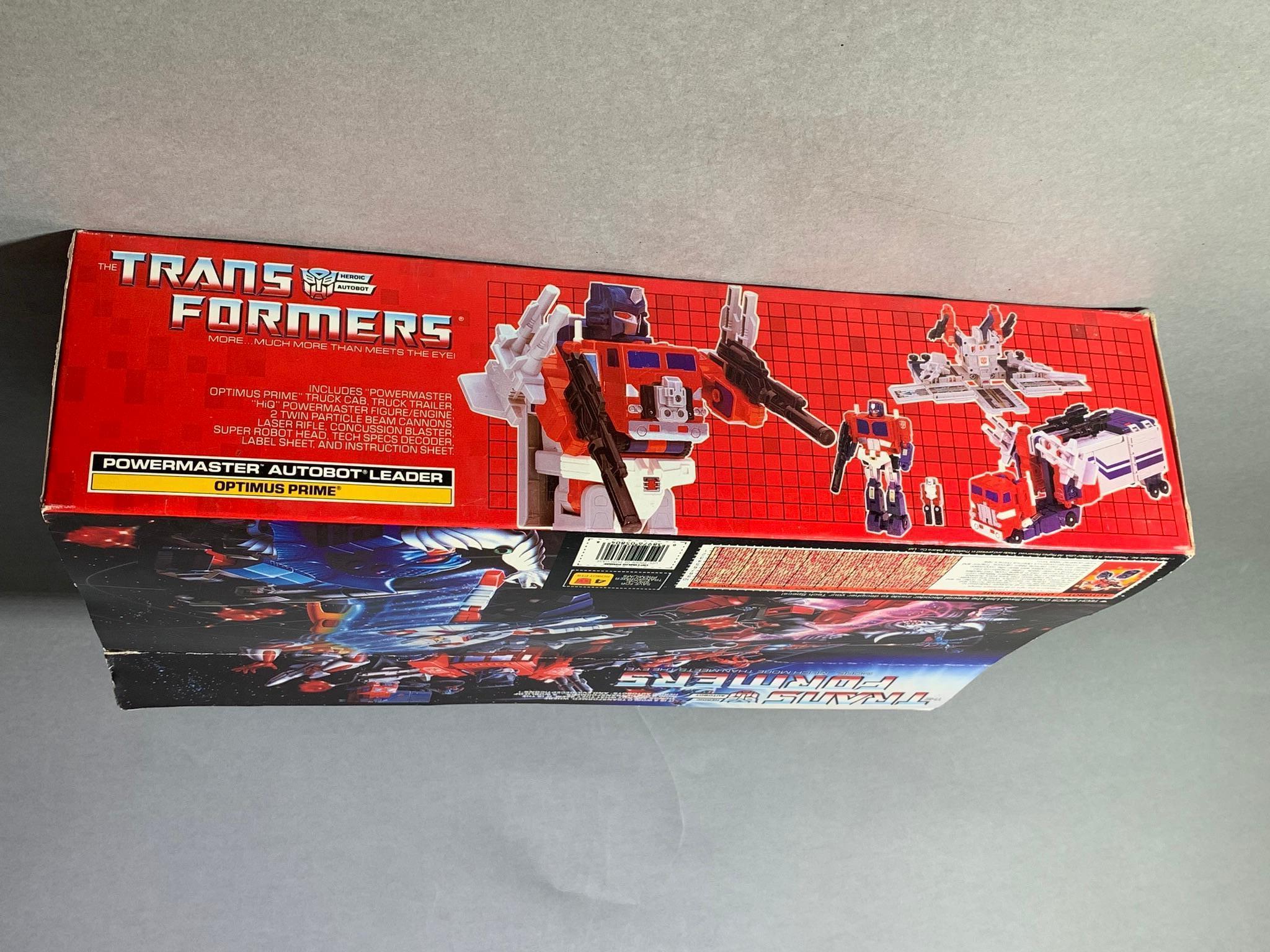 Factory Sealed 1987 Hasbro Transformer Powermaster Optimus Prime