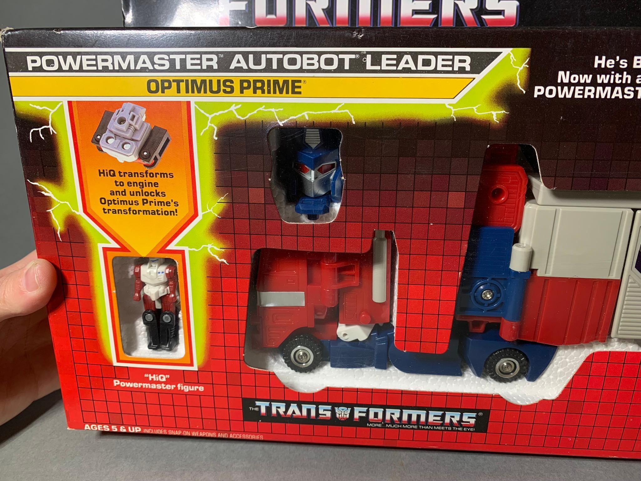 Factory Sealed 1987 Hasbro Transformer Powermaster Optimus Prime