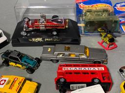 Group of Collectible Cars including Cereal Cars, Hot Wheels,