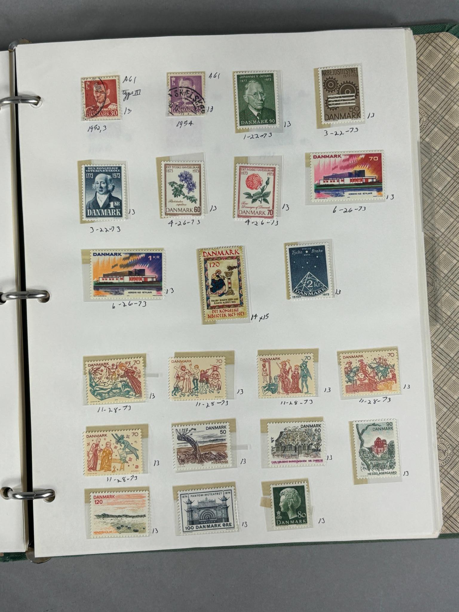 Large Album Full of European Stamps