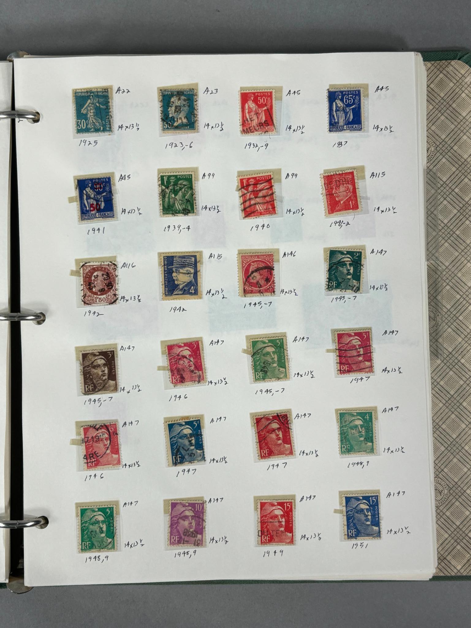 Large Album Full of European Stamps