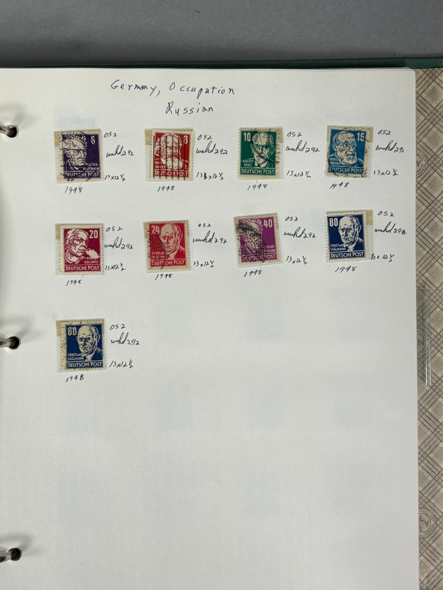 Large Album Full of European Stamps