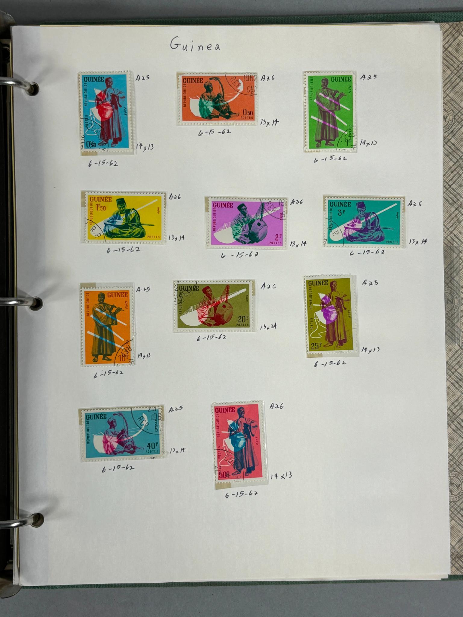 Large Album Full of European Stamps