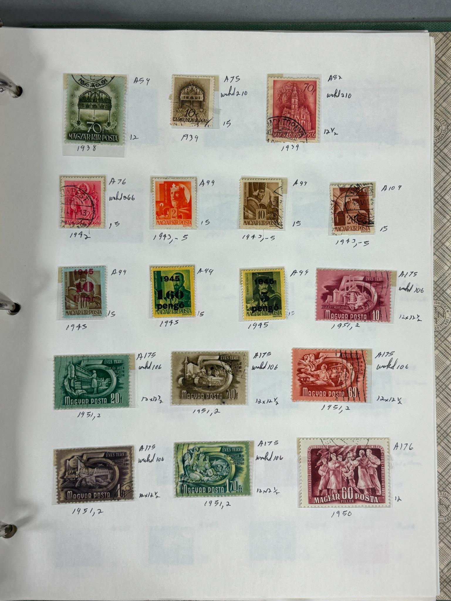 Large Album Full of European Stamps