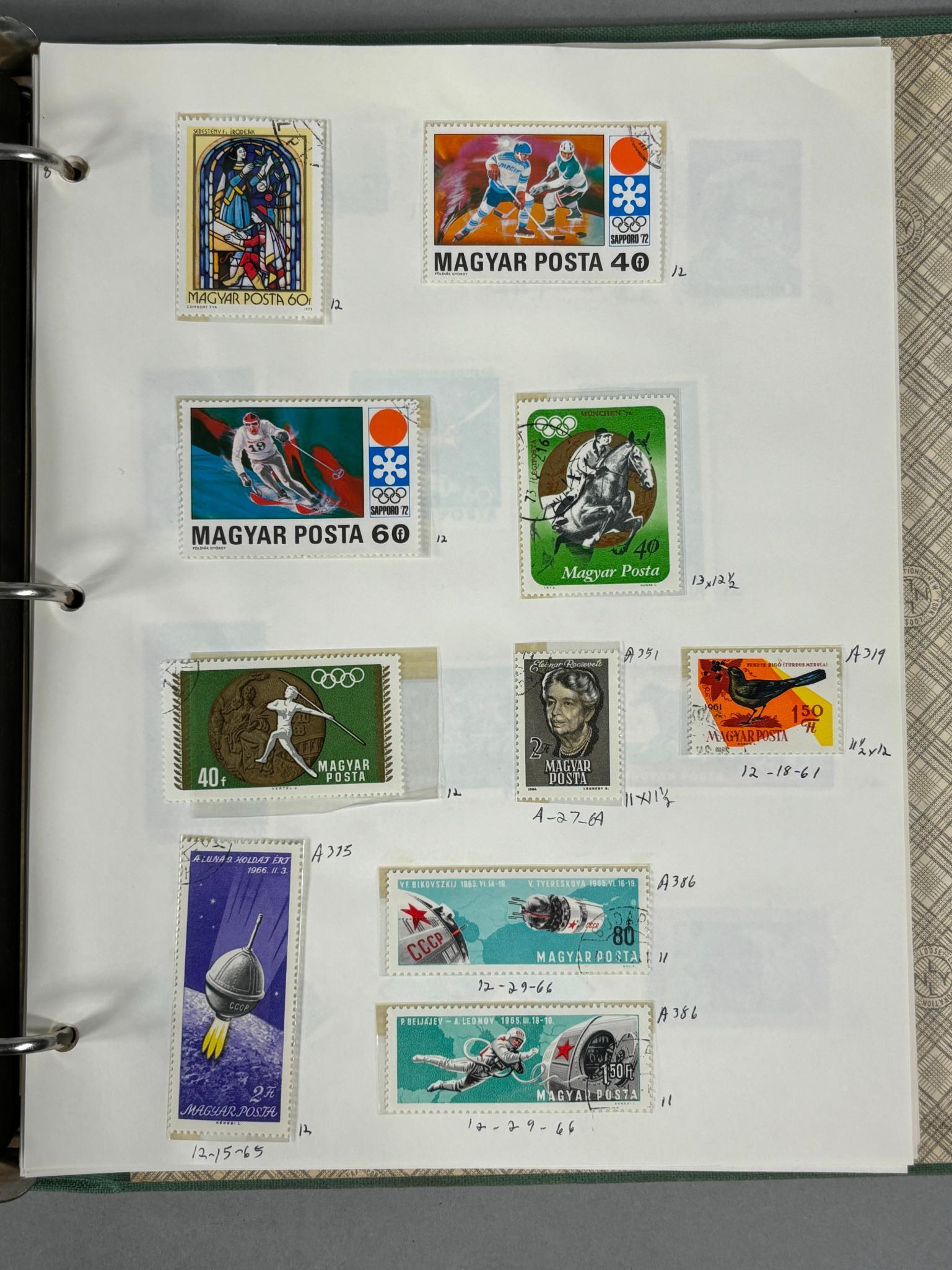 Large Album Full of European Stamps