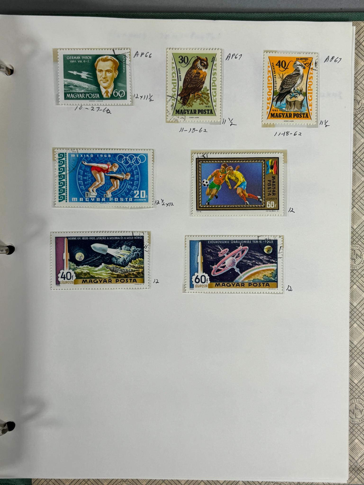 Large Album Full of European Stamps