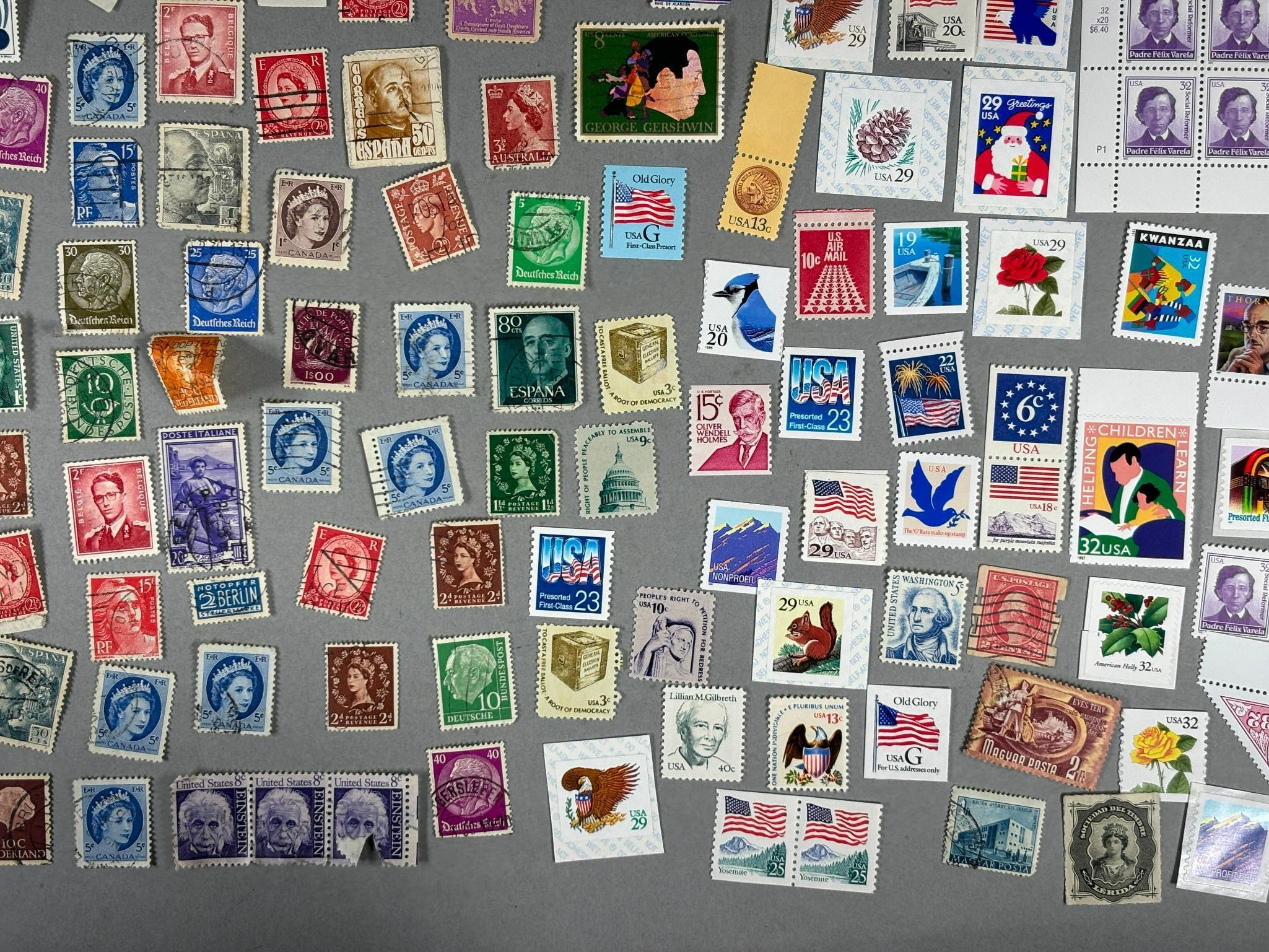 Very Large Lot of Vintage Stamps Unused US, Foreign