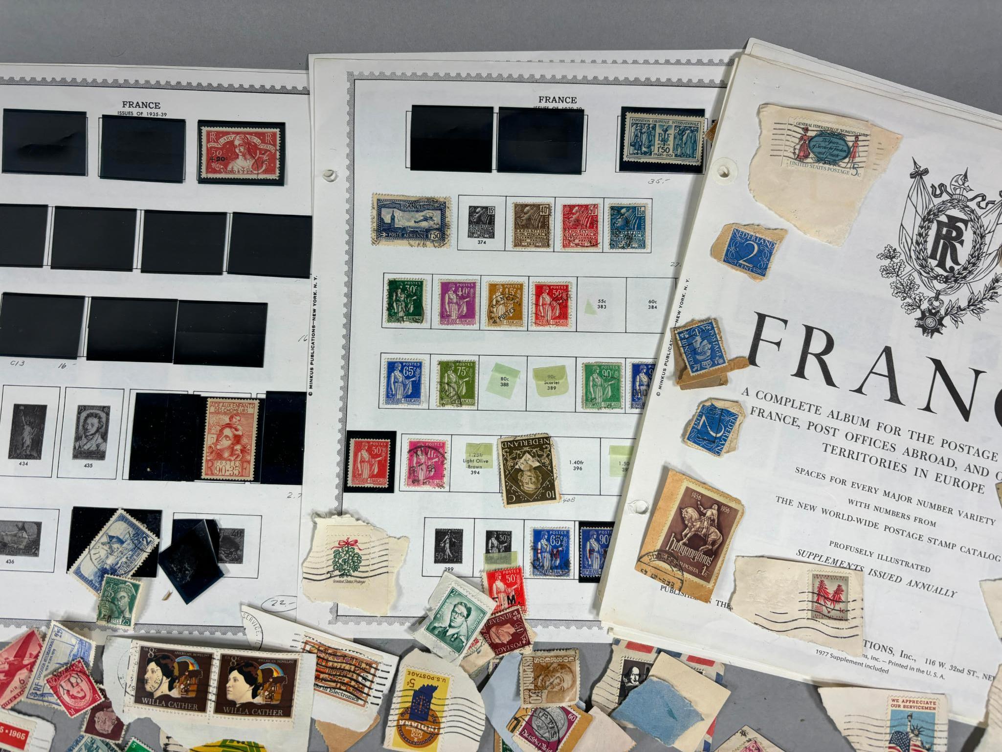 Very Large Lot of Vintage Stamps Unused US, Foreign