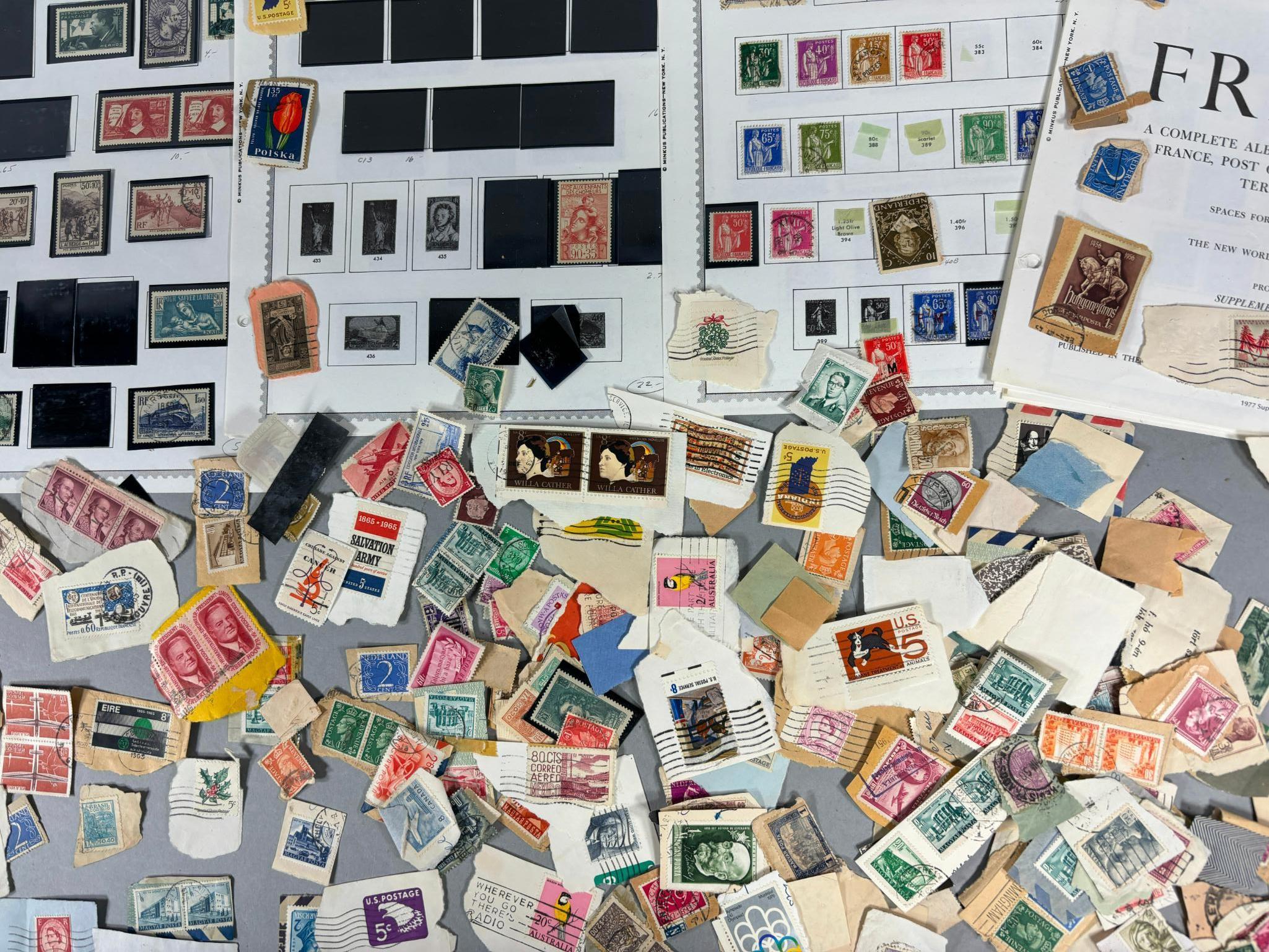 Very Large Lot of Vintage Stamps Unused US, Foreign