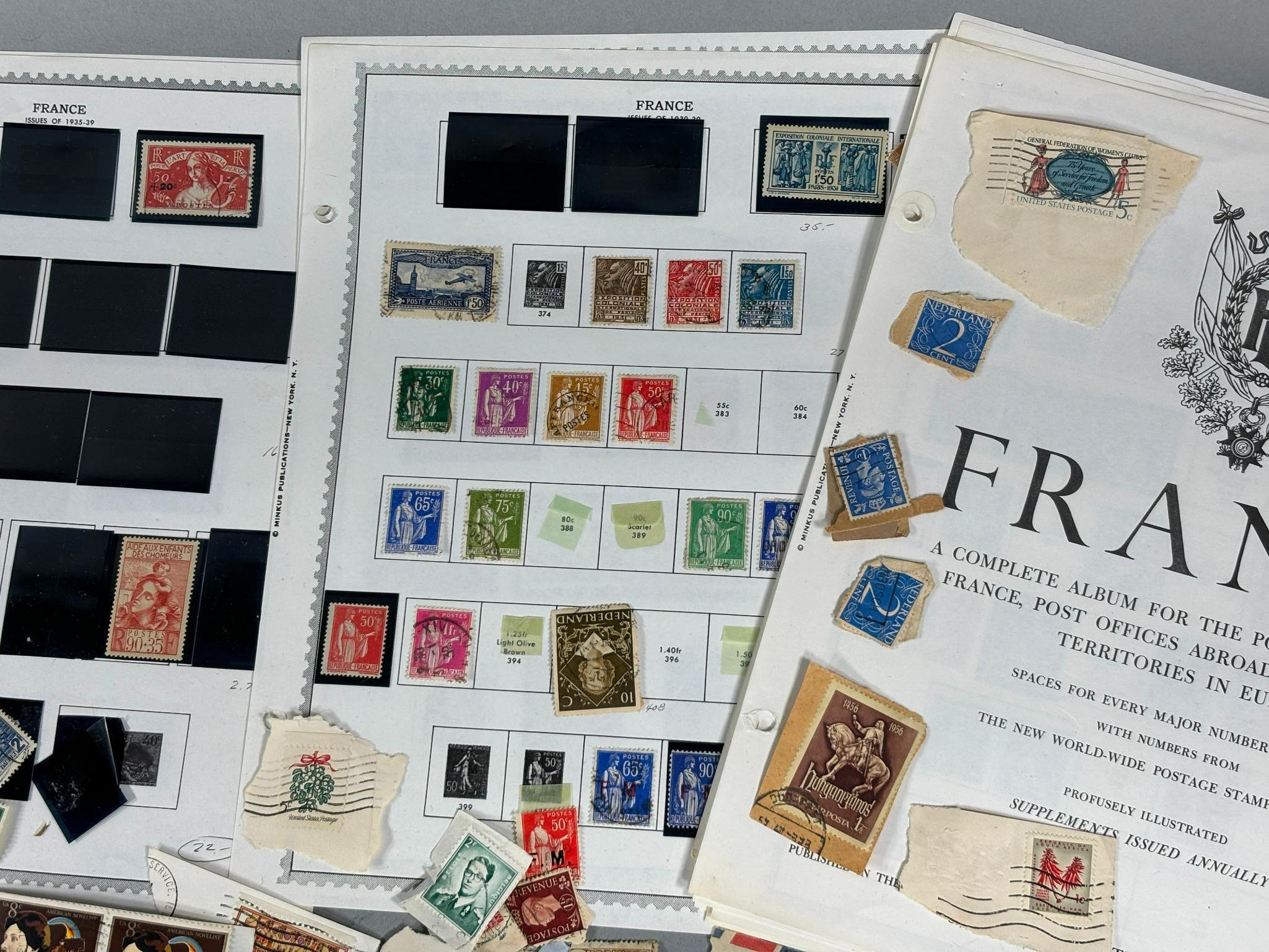 Very Large Lot of Vintage Stamps Unused US, Foreign