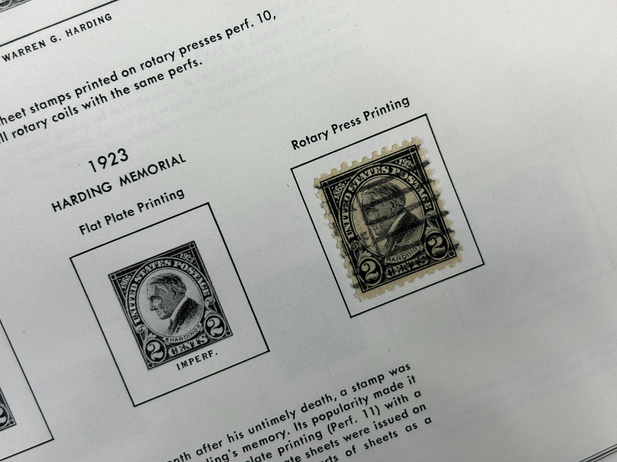 Vintage US Stamp Album 1800s & Early 1900s
