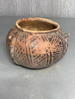 Pre Columbian Painted Pottery Jar Columbus