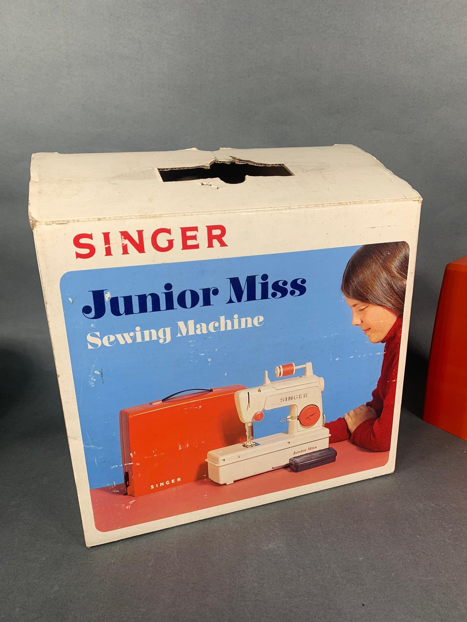 Singer Junior Miss Sewing Machine with Original Box