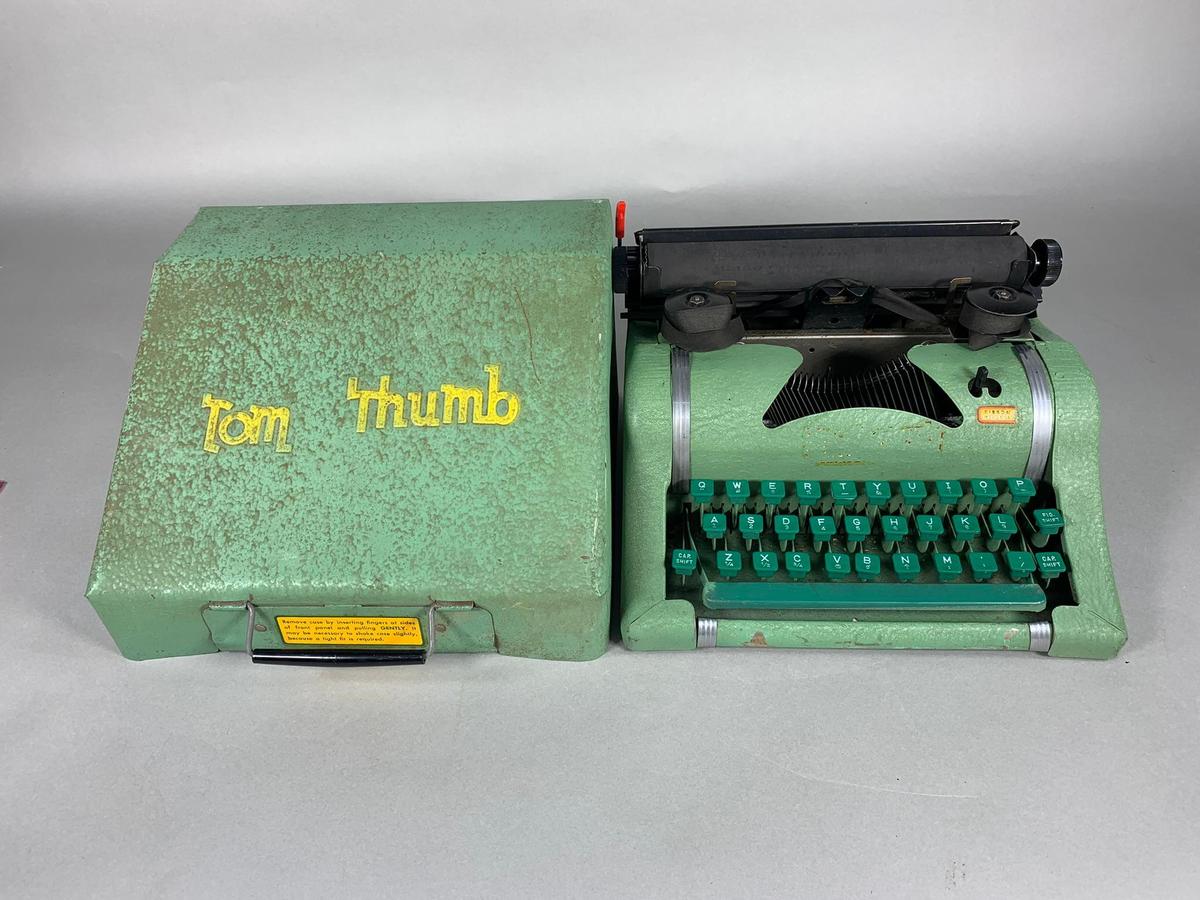 Vintage Tom Thumb Child's Typewriter Toy