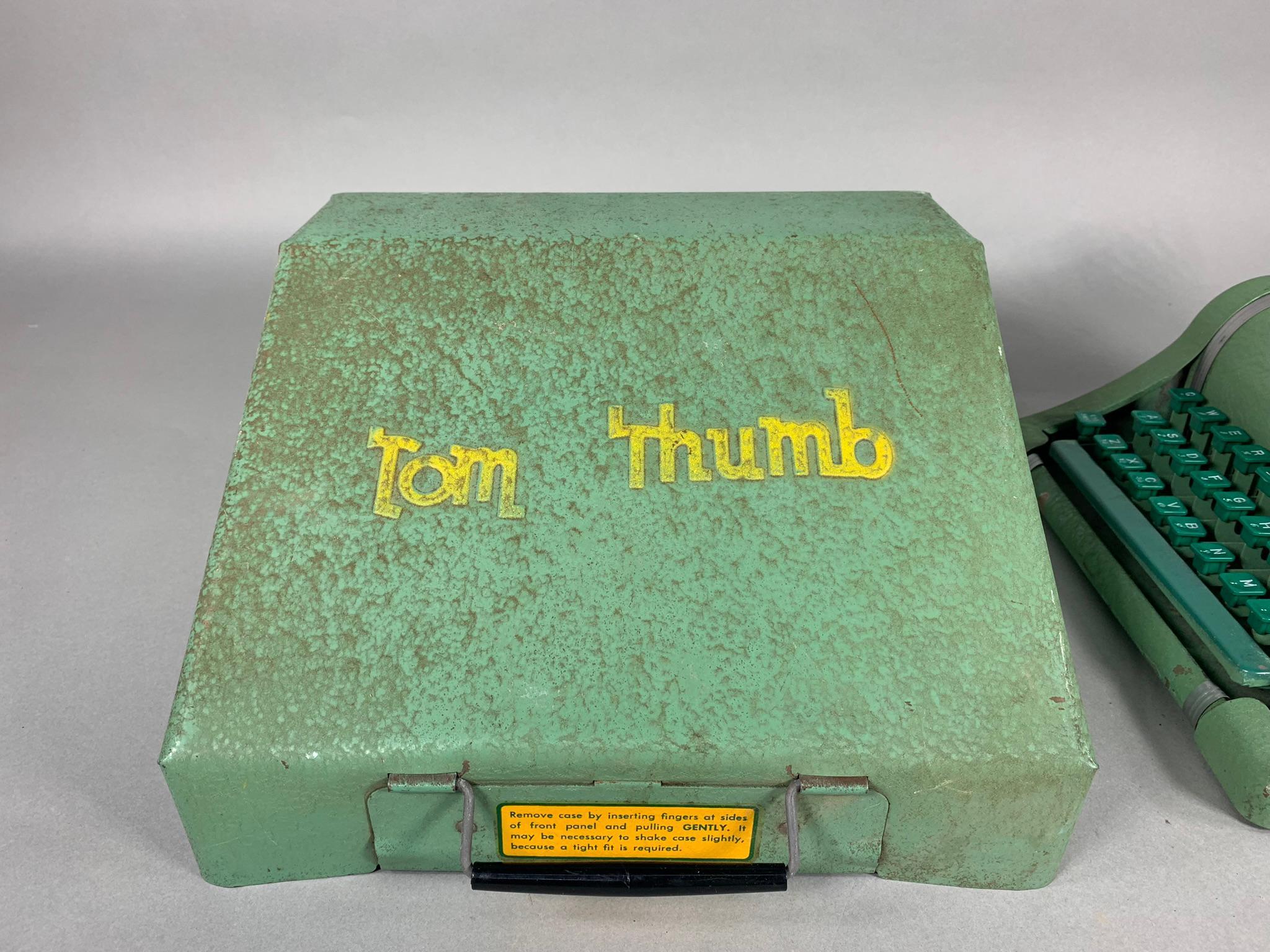 Vintage Tom Thumb Child's Typewriter Toy