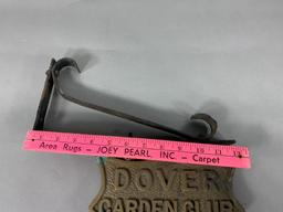 Antique Dover Garden Club Gran Patron Trophy Local History