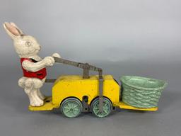 Lionel Pre-War Peter Rabbit Easter Bunny Hand Car with Flanged Wheels