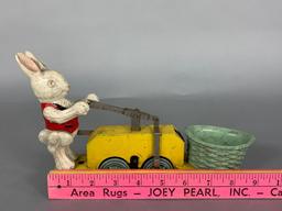 Lionel Pre-War Peter Rabbit Easter Bunny Hand Car with Flanged Wheels