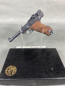 German Luger Style Erma 22LR Pistol in Box