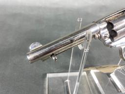 Colt Lightning Revolver Pistol 38 Cal Nickel Plate