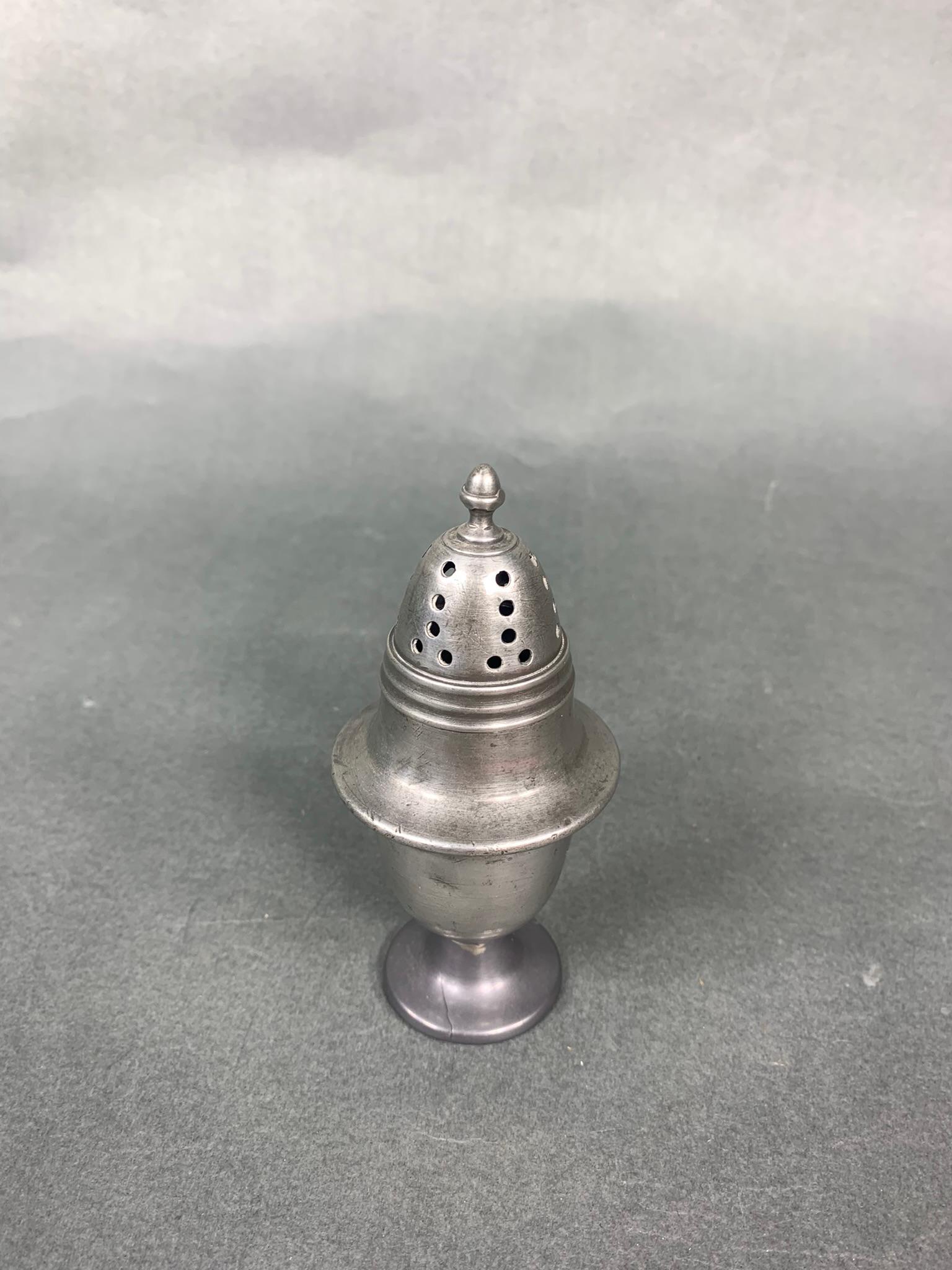Group of Antique Pewter Salt & Pepper Shakers