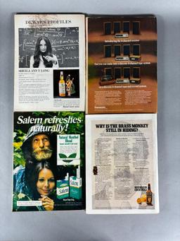 4 Vintage 1973 Playboy Magazines