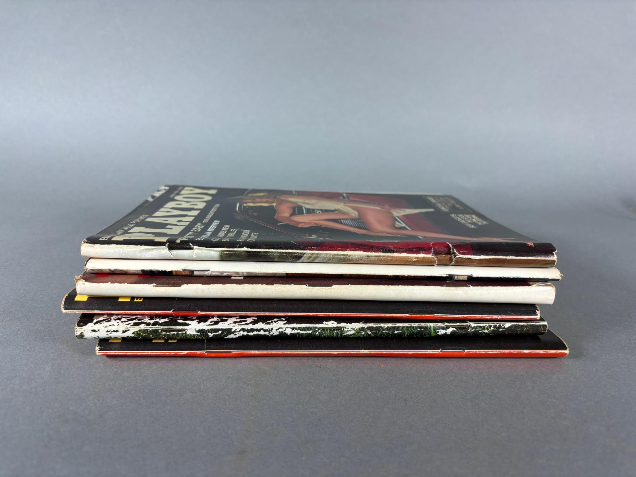 6 Vintage 1978 Playboy Magazines