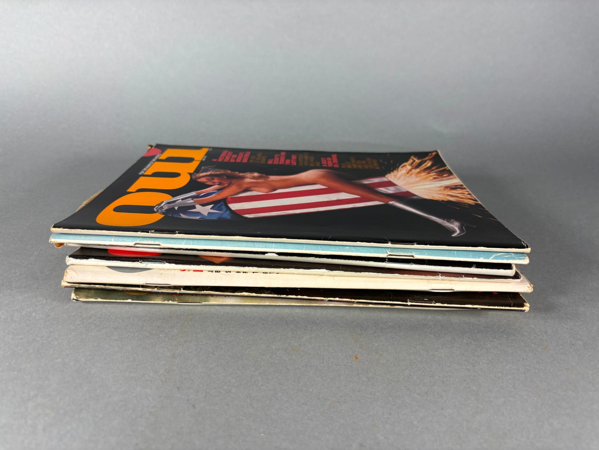 7 Vintage 1973-1976 Oui Adult Magazines