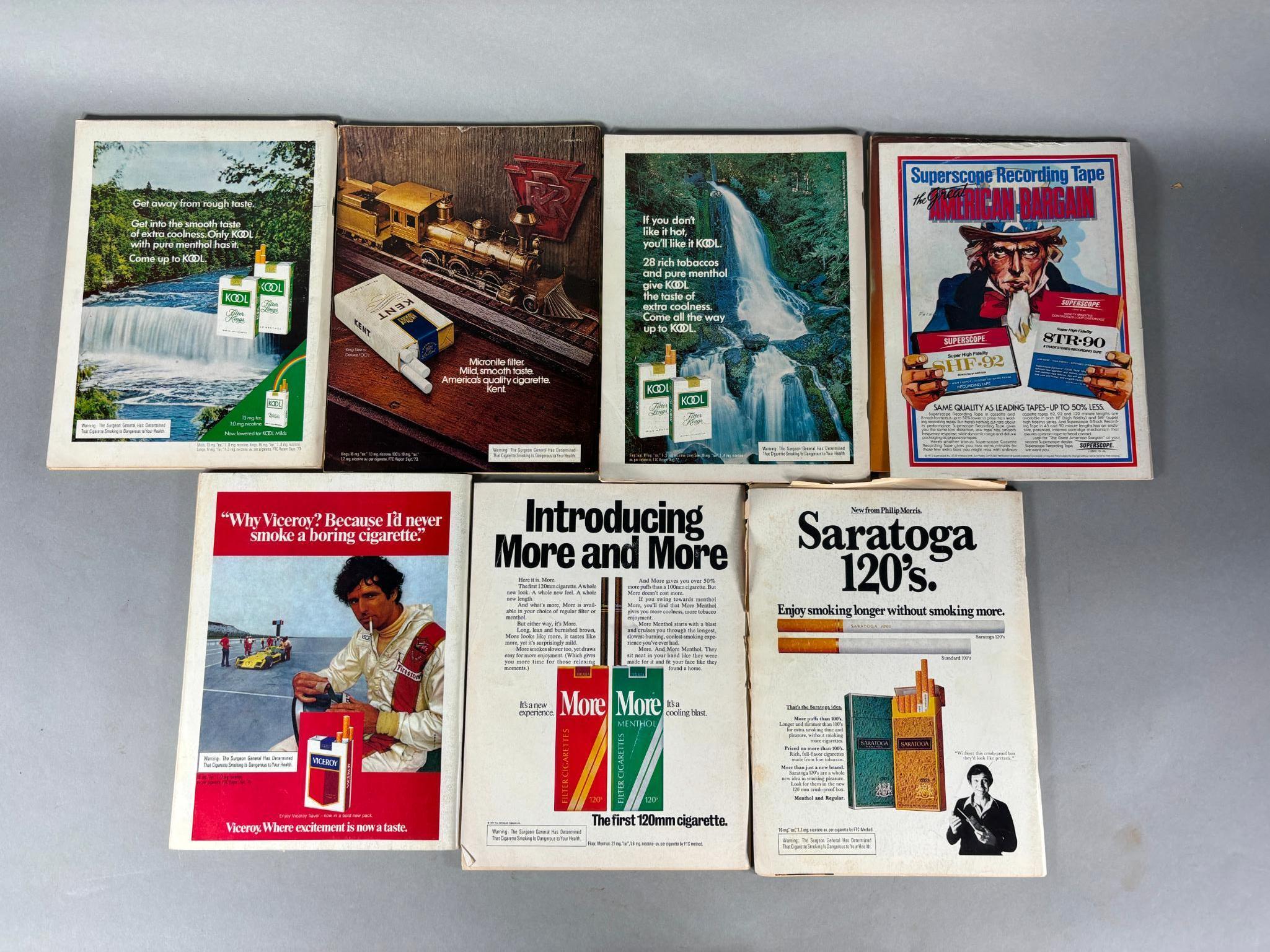 7 Vintage 1973-1976 Oui Adult Magazines