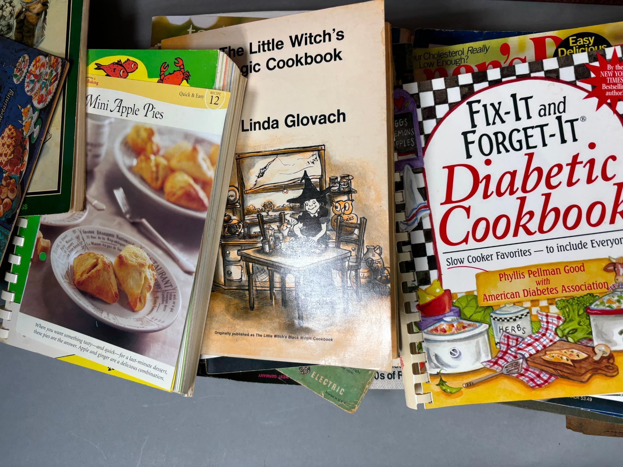 Large Lot of Vintage Cook Books