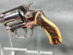 Smith & Wesson Pre 36 Baby Chief Revolver Stag Handles