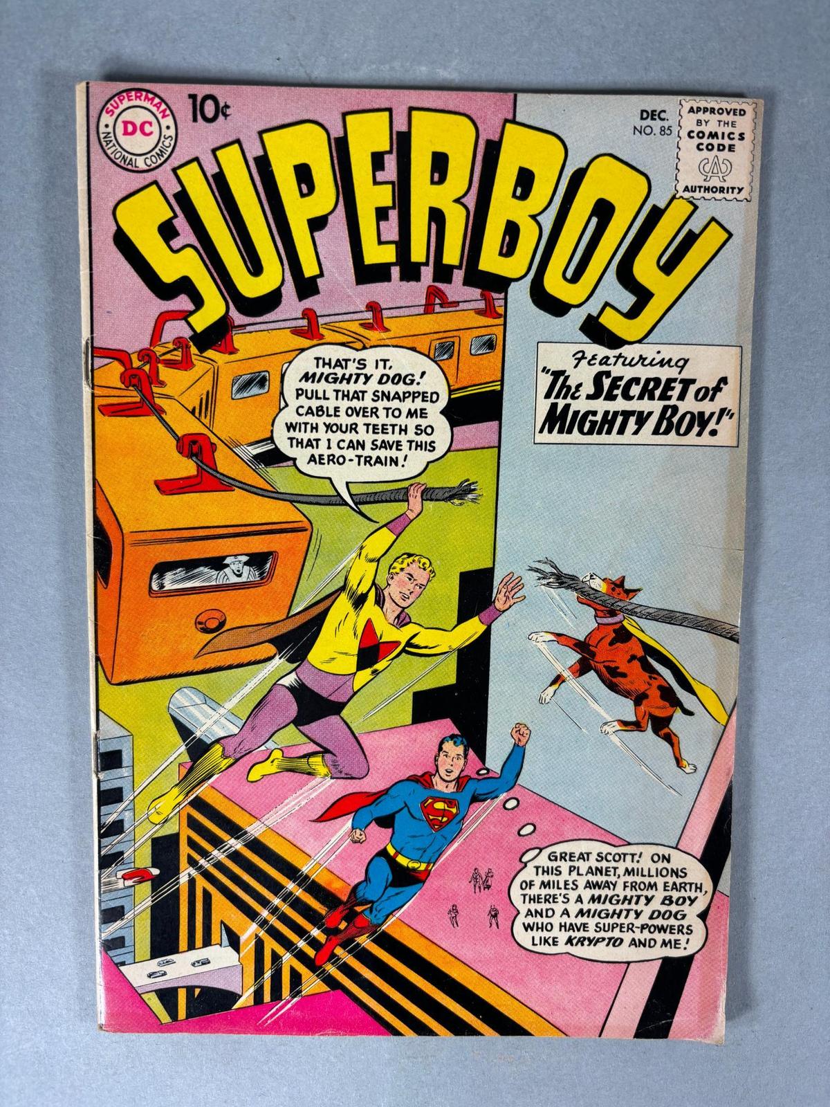 10 Cent Comic Book Superboy No. 85 Mighty Boy Complete