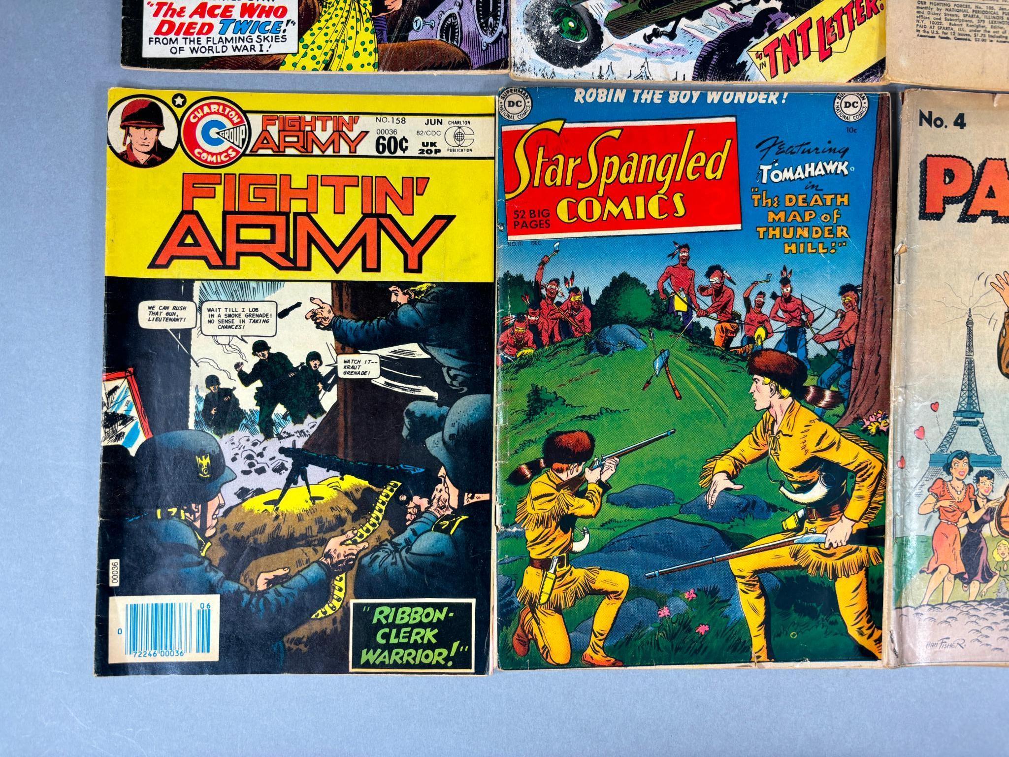 20 Comic Books, 10 cent, 12 cent, 35 cent, 60 cent - Adventure, Military, UNCLE etc