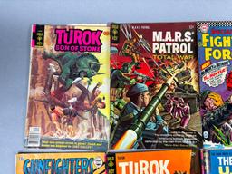 20 Comic Books, 10 cent, 12 cent, 35 cent, 60 cent - Adventure, Military, UNCLE etc