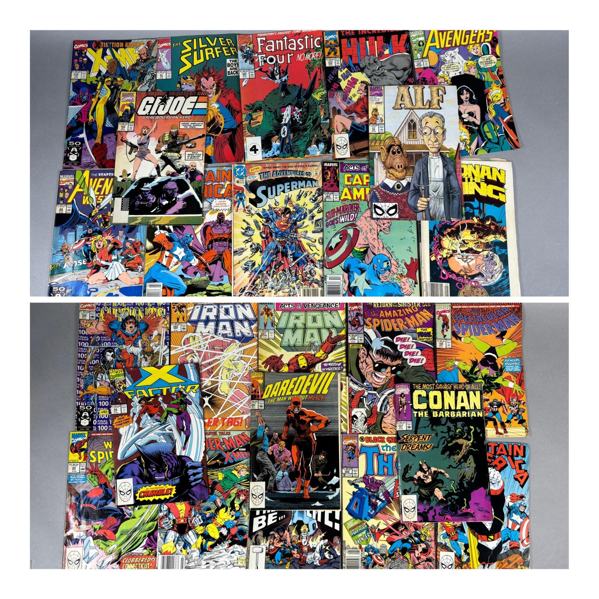 Group Lot Vintage $1.00 Comic Books Superhero and More