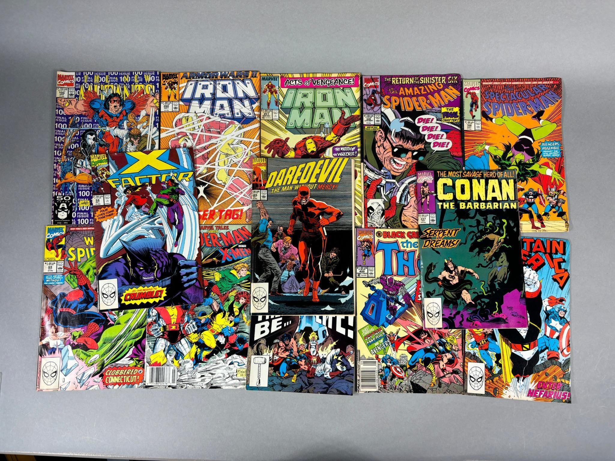 Group Lot Vintage $1.00 Comic Books Superhero and More