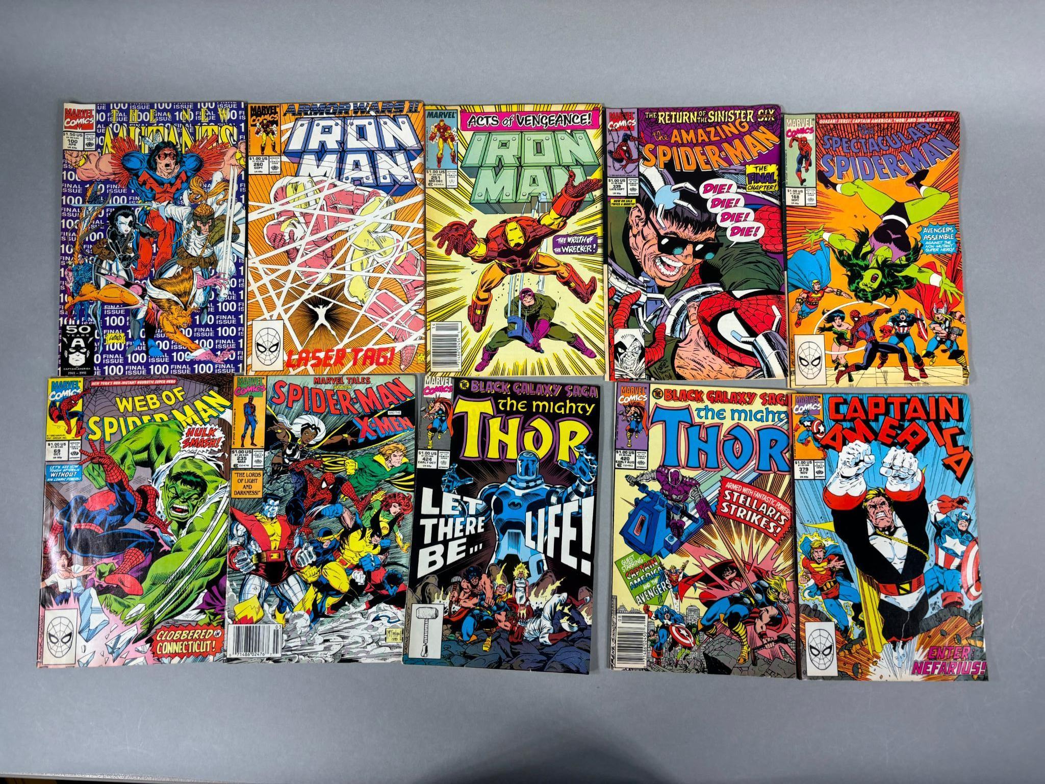 Group Lot Vintage $1.00 Comic Books Superhero and More