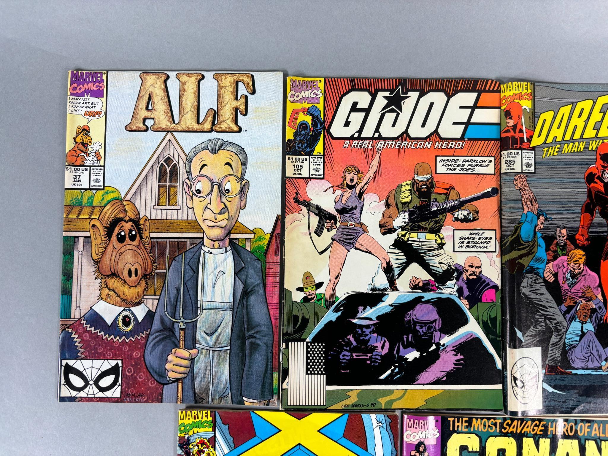Group Lot Vintage $1.00 Comic Books Superhero and More
