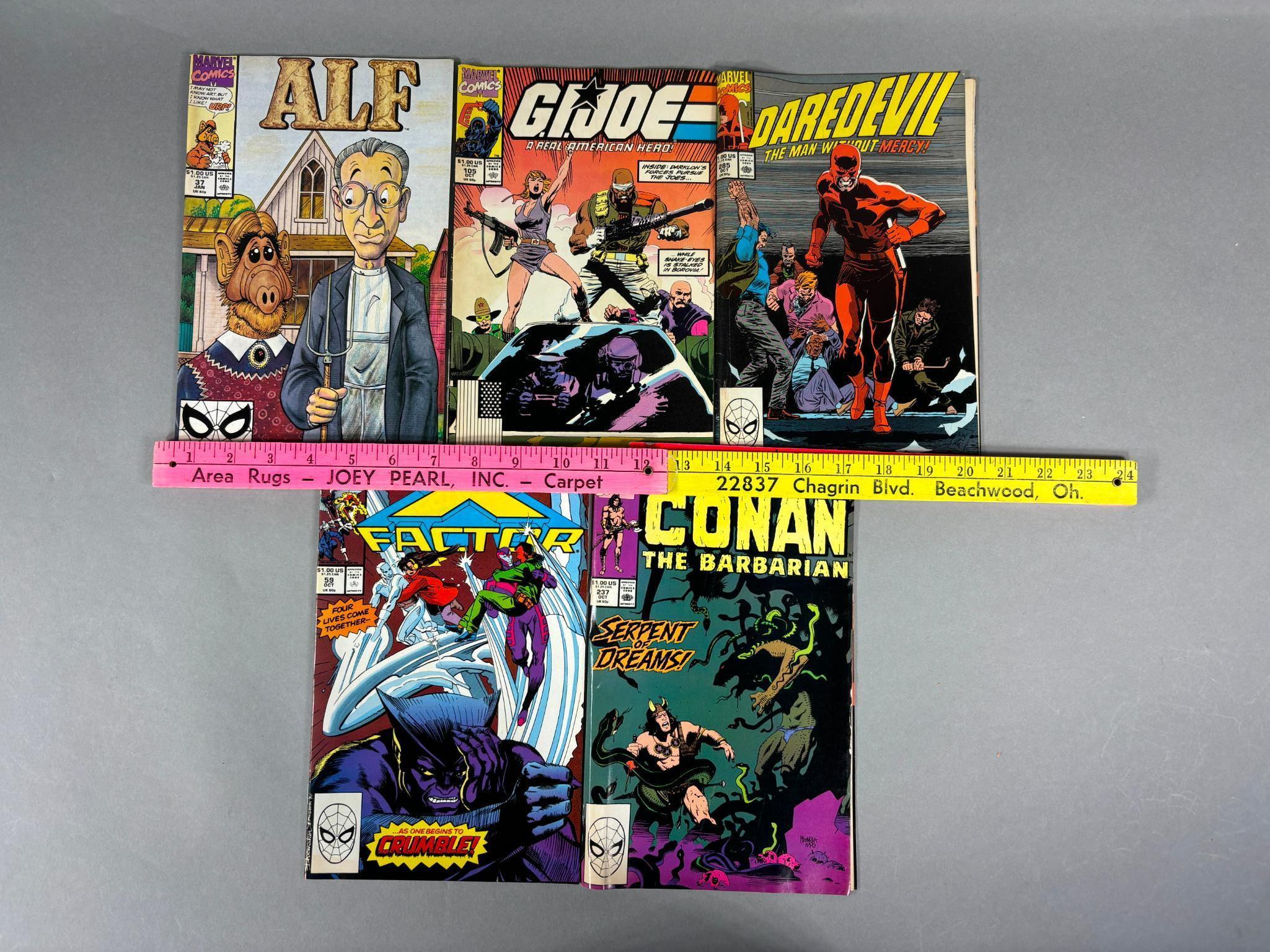 Group Lot Vintage $1.00 Comic Books Superhero and More