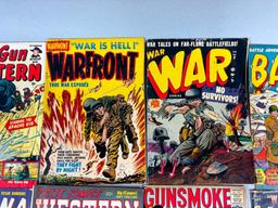 Group Lot of 10 Western & War Comic Books 10 Cents