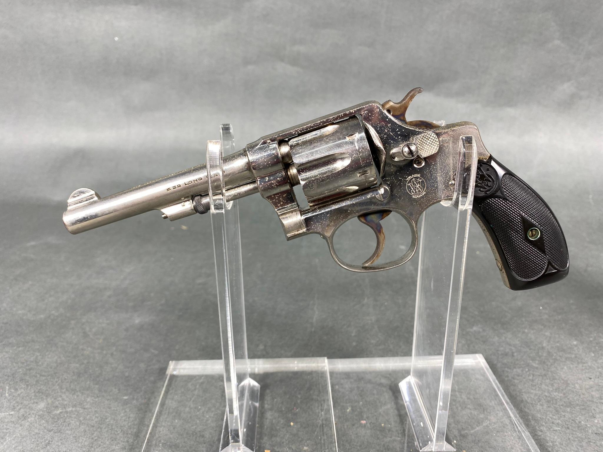 Smith & Wesson Model 32 Hand Ejector 1903 Second Chance Revolver Nice