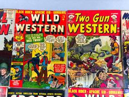 Group Lot of Vintage Comic Books Western, Military 10 cent