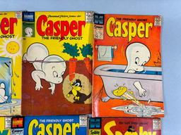 Group Lot of 20 Vintage Comic Books Disney Casper, Daffy