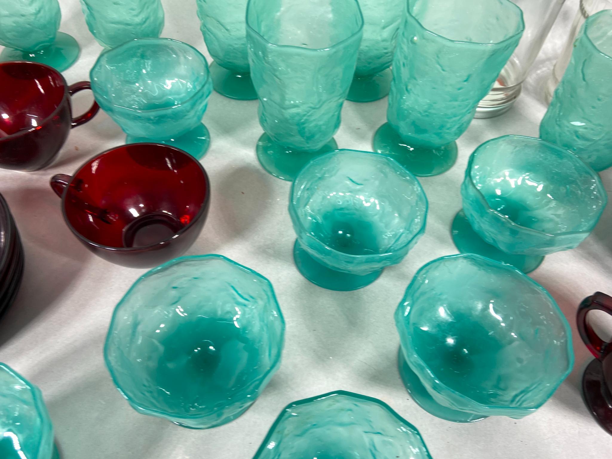 Lot of Glassware including Plates, Bowls, Cups and More