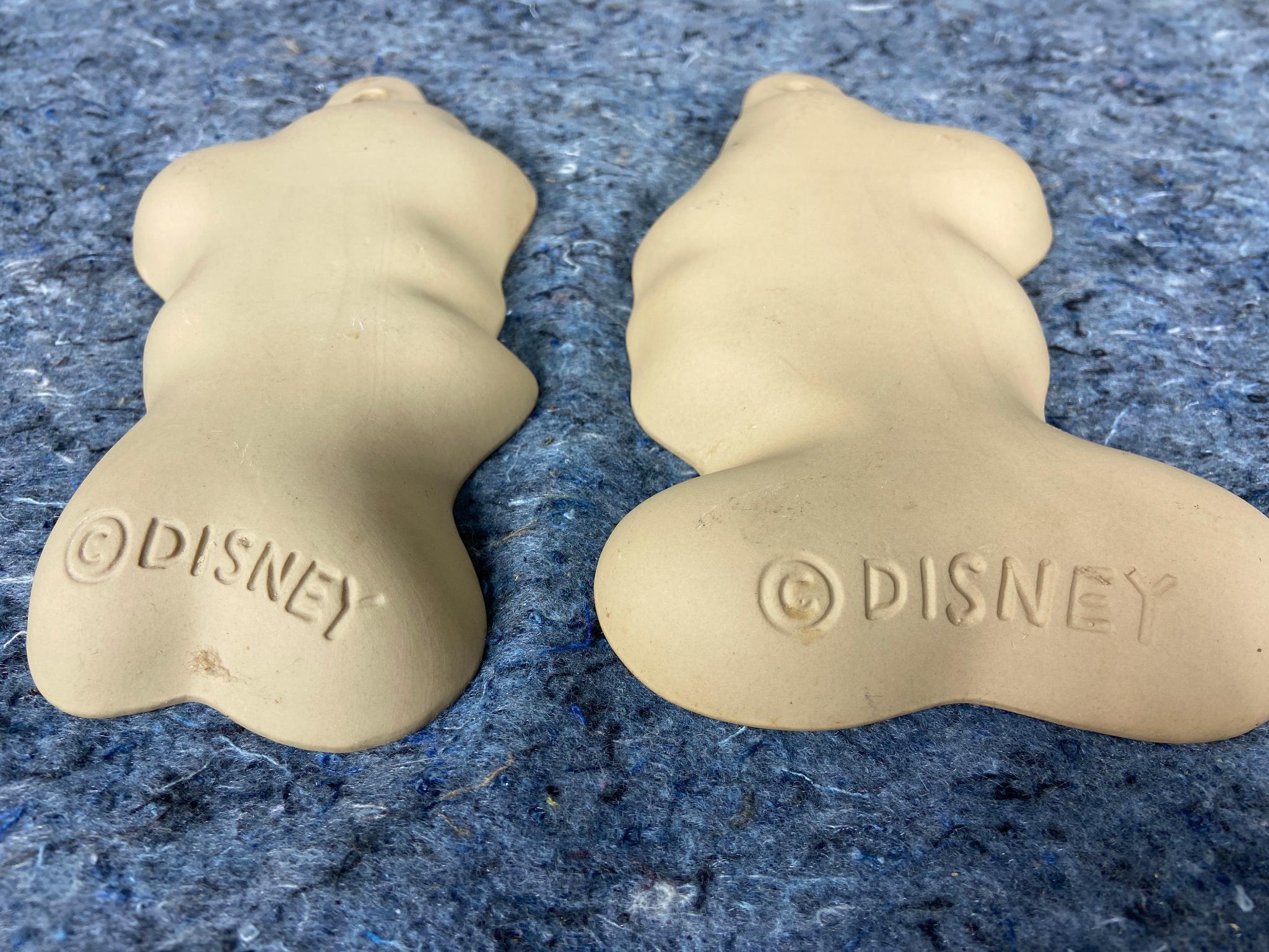 7 Vintage Cookie Molds including Mickey Mouse, Minnie Mouse, Donald Duck, Ohio State, and More