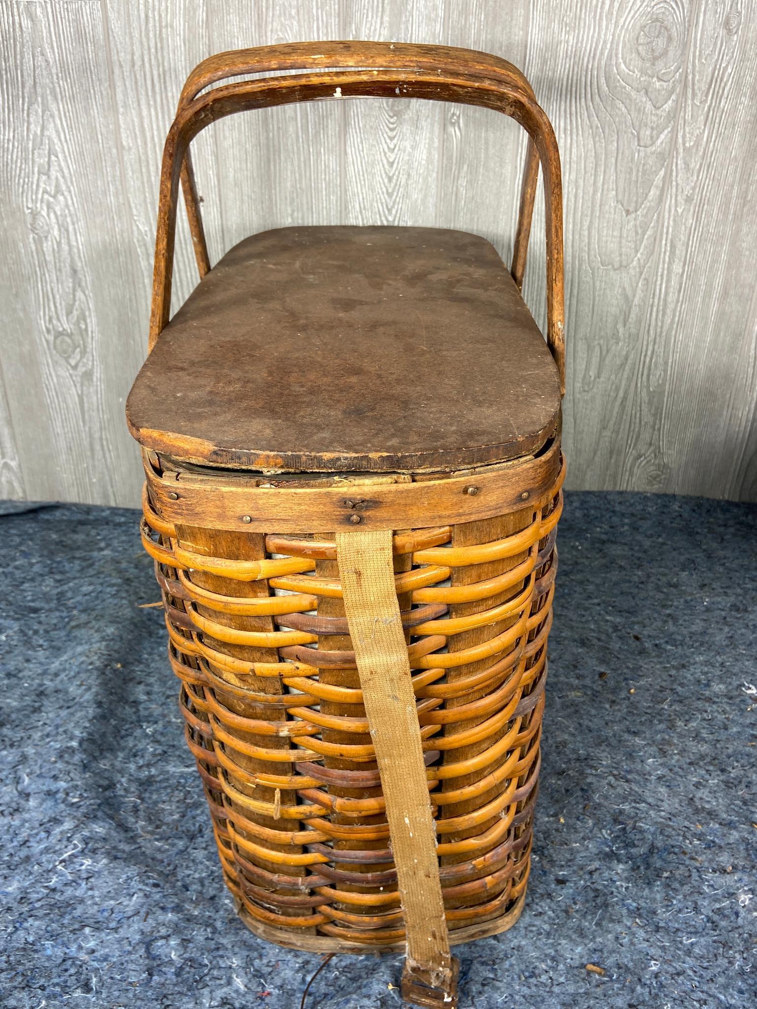 9 Vintage Wicker Baskets