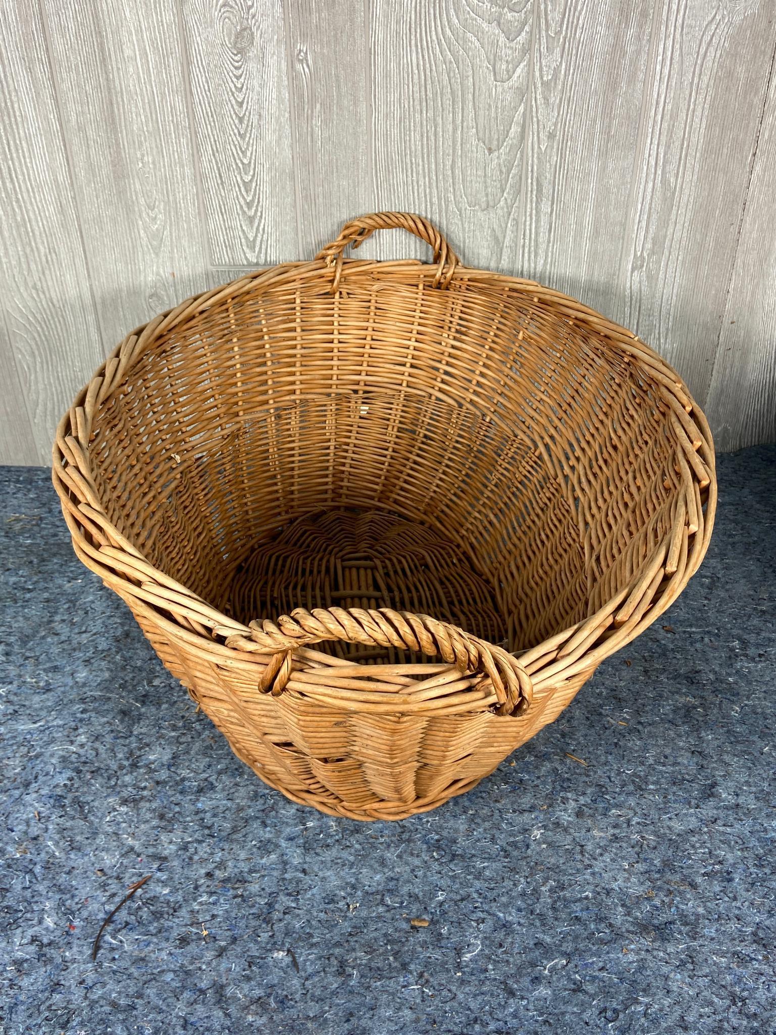 9 Vintage Wicker Baskets