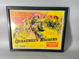 Framed Vintage Movie Poster Quantrill's Raiders