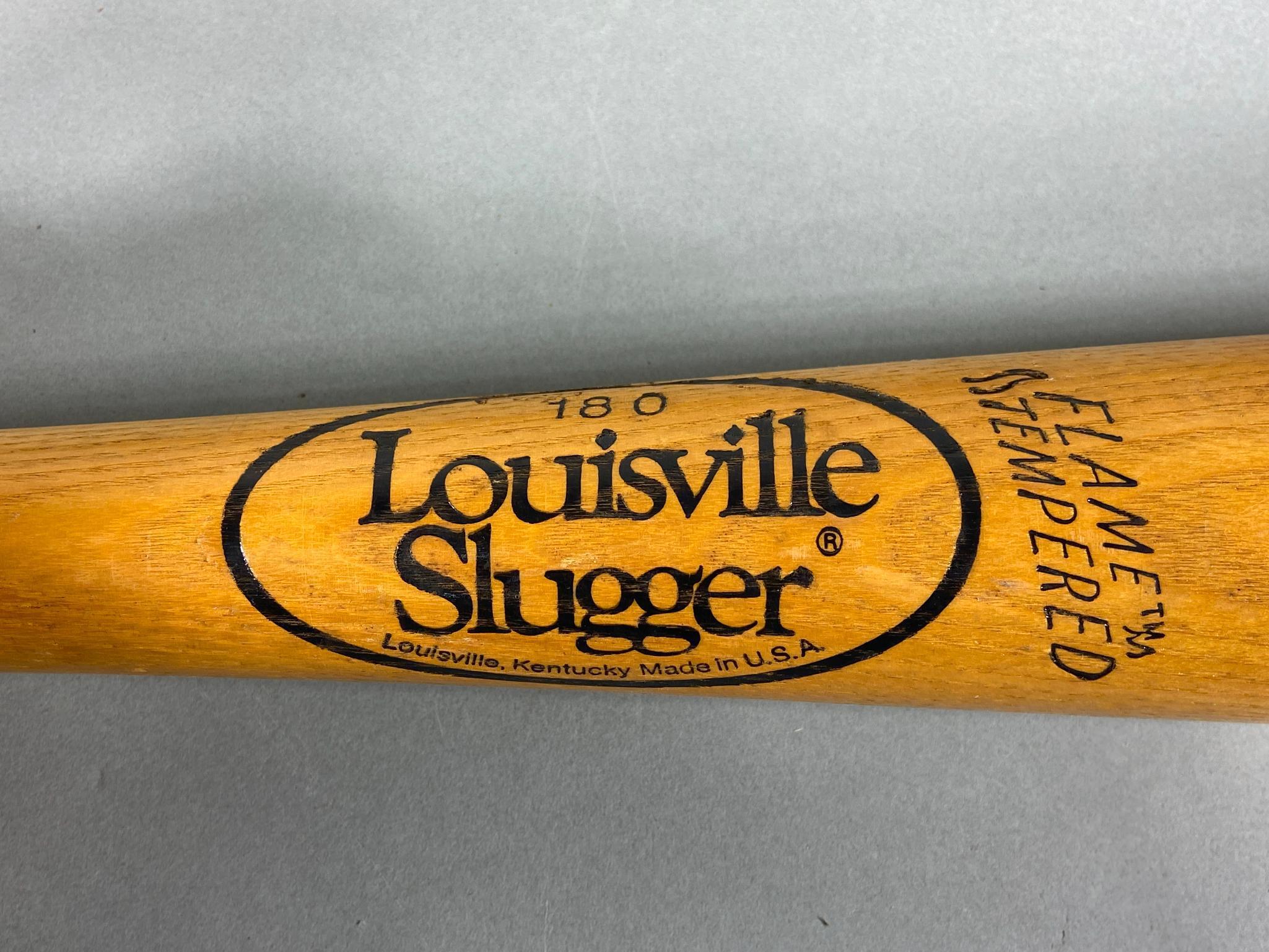 6 Vintage Baseball Bats including Louisville Slugger and More